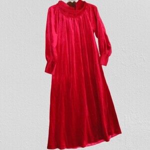 Velour Robe USA Made Vintage Raspberry Sz S/M